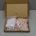 Demissle 20 Sets Baby Shower Favors Handmade Rose Flower Scented Soap Party Favors Gifts for Guests with Thank You Tags for Baby Bridal Shower Wedding Gender Reveal Party(Light Pink)