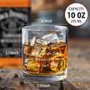 2 x Fathers Day Gift for Son in Law, The Only Thing Better Than You As my Son in Law Whiskey Glass, New Dad Father to Be Gifts from Father in Law Mother in Law, 10Oz (Transparent)