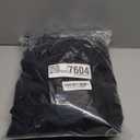 OYOANGLE Women's Plus Size Elastic High Waist Flap Pocket Cargo Pants Streetwear Loose Baggy Trousers with Pocket 4X Large Black