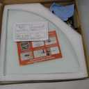 2 Sets Glass Shower Shelves - Corner Shower Shelf Organizer for Soap & Shampoo, Adhesive Bathroom Shelf, No Drilling