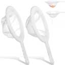 2 PCS Baby Brine Shrimp Net Sieve, 80 Mesh 200 Mesh Kit, Small Fish Aquarium Net for Brine Shrimp Hatchery, Fry Eggs for Hatching Baby Fish Separator