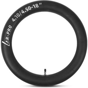AR-PRO 4.10/4.50-18" Heavy Duty Dirt Bike Inner Tube with TR4 Straight Valve for 110/100-18,110/90-18,110/80-18,120/90-18,120/80-18,100/100-18 Motorycle Rear Tire (1-Pack)