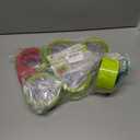 BOMEI PACK Heavy Duty Colored Packing Tape with Dispenser 1.88 Inch x 60 Yards (Yellow) 6 Rolls, 2.4 mil Industrial Grade Packaging Tape for Shipping, Moving, Mailing & Storage