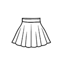 Skirt Shorts, Size XL