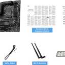 MSI PRO B760-P WiFi DDR4 ProSeries Motherboard - Supports 12th/13th/14th Gen Intel Processors, LGA 1700, DDR4, PCIe 4.0, M.2, 2.5Gbps LAN, USB 3.2 Gen2, HDMI/DP, Wi-Fi 6E, Bluetooth 5.3, ATX