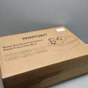 Stainless Steel Cat Litter Box with Enclosure, Large Litter Box for Cats and Kittens, Smooth Easy Clean Interior, Durable Metal Design with Cover, Litter Shovel, Pad and Footboard Included (Black)