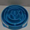 Outward Hound Large Slow Feeder Bowl, Puzzle Maze for Fast Eaters, Medium to Large Dogs, Helps Prevent Bloat & Aid Digestion, Holds 4 Cups Wet or Dry Food, Non-Slip, Made Without BPA, Turquoise