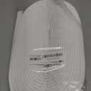 Weather Stripping Door Seal Strip - Soundproof Q-Shaped Foam for Exterior Door Frame, Large Gap Seal, Noise Cancelling, Easy to Install (White, 30FT)