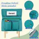 24 Pack Chair Pockets for Classrooms, 20 x 17 Inch Classroom Chair Pockets with Name Slots and Tags, Chair Pockets for Kindergarten, School, Home, Office (6 Bright Color) (Large)