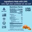 LOVE CORN Sea Salt | Delicious Crunchy Corn Natural Snack | 4 Ounce x 1 Bag | Non-GMO, Low-Sugar, Gluten-Free, Plant Based, Vegan, Low Sugar (EXP 01/24/26)