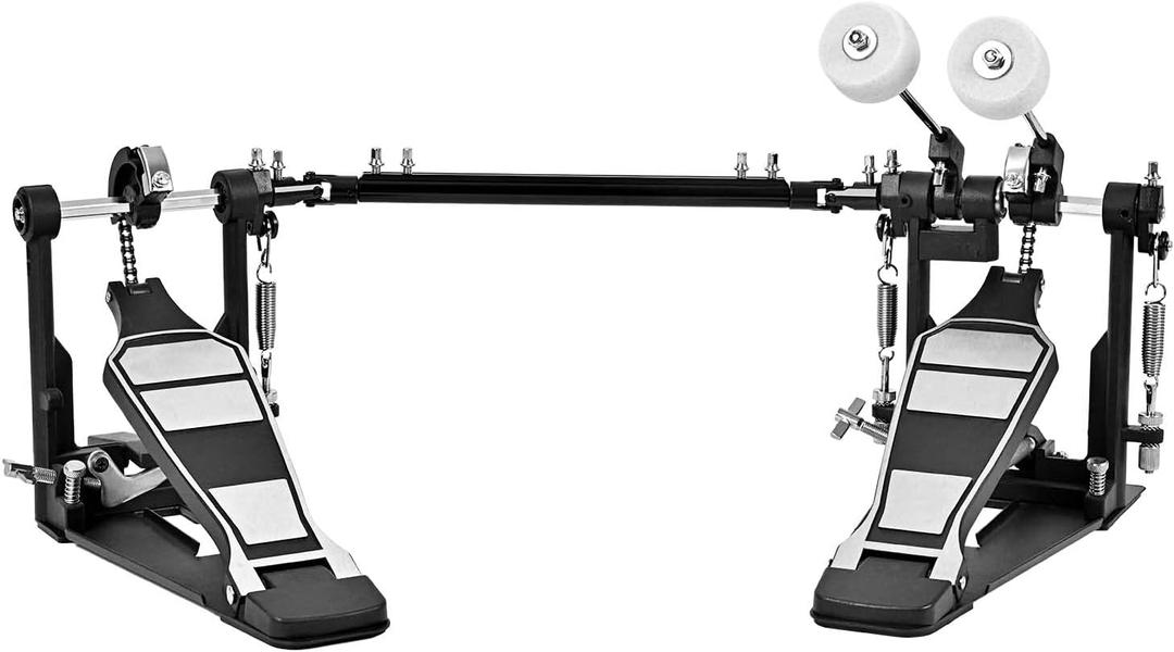Double Bass Drum Pedals Double Drum Pedal for Drum Set Kit and Electronic Drums | Single Chain (Double Bass Drum Pedals) (Double Bass Drum Pedals)