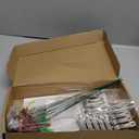 NiHome 13PCS Decorative Dragonflies with 10 Clips Decor for Garden, 9.8" Long Multicolor Waterproof Outdoor & Indoor Use, Versatile Clip-On Plant Decoration, Includes Pliers for Easy Attachment