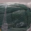 ZenRide Green Thick Nappa Leather Automotive Front Car Seat Covers Set of 2