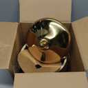 Ice Bucket Champagne Bucket with Tongs Scoop Lid, Double Wall Wine Bar Freezer Ice Bucket with Stand & Carrying Handle, Stainless Steel Mirror Bucket Champagne Bucket for Parties Bar Home,2L (Gold)