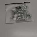 Women's Bathing Suit Bottoms Full Coverage Ruched Bikini Tankini Bottom Swimsuit Brief (Medium, Green White Floral)