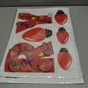 2 x Christmas Bulb Light Window Clings - Winter Car Refrigerator Decorations Stickers for Holiday Xmas Home Kitchen Living Room - Door Window Seasons Decals