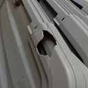 Amazon Basics Plastic Storage Containers with Secure Latching Lids, Stackable Organization Bins, Clear/Grey, 32 Quart, Set of 6