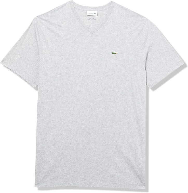 Lacoste Men's Tall Fit V-Neck Short Sleeve Regular Fit Classic T-Shirt L
