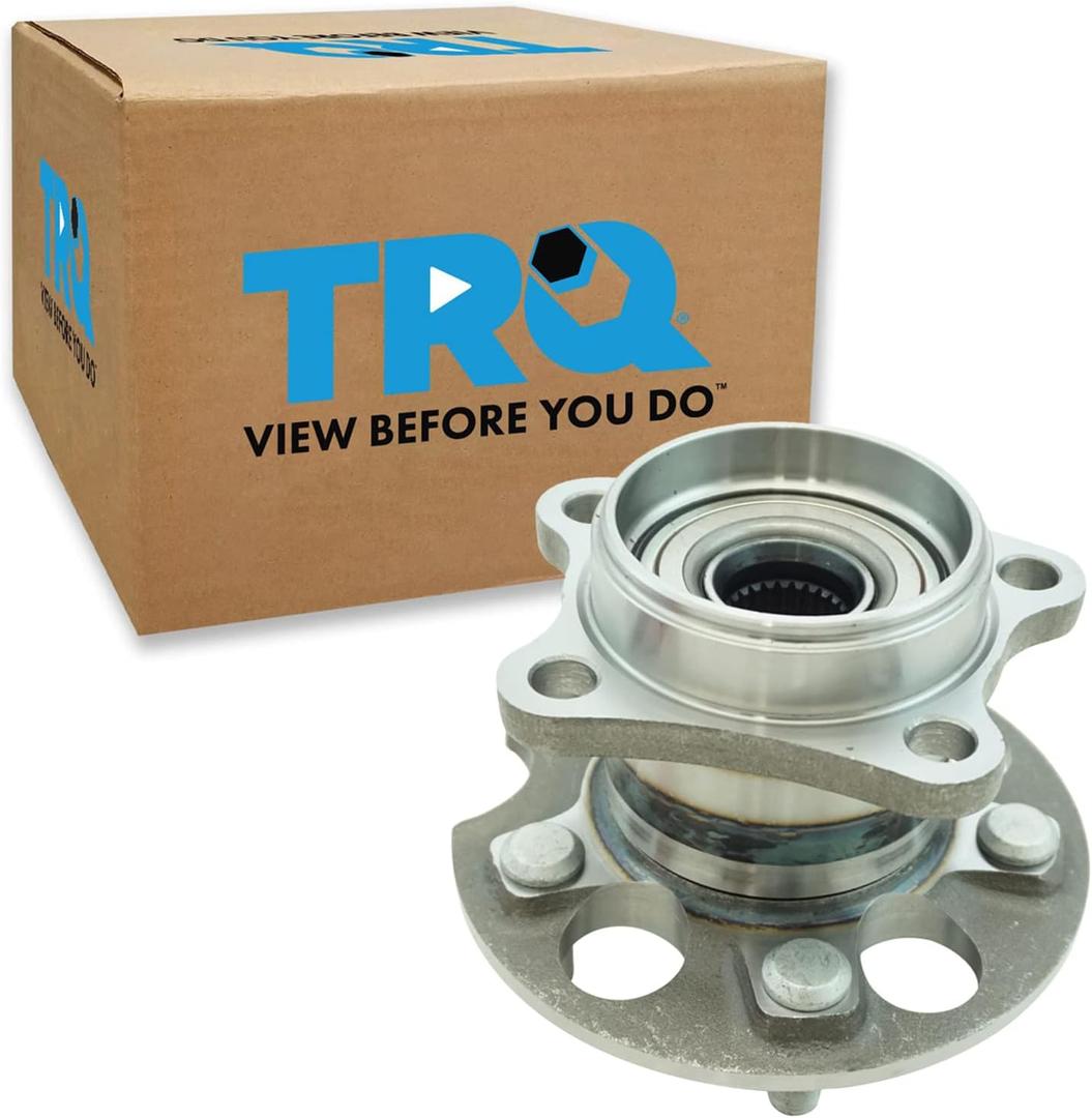 TRQ Rear Driver or Passenger Side Wheel Bearing and Hub Assembly Compatible with 2011-2020 Toyota Sienna AWD