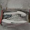 FOCO Womens NFL Team Logo Ladies Fashion Color Glitter Low Top Canvas Sneakers Shoes (6)