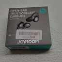 JOYROOM OE3 Clip-On Earbuds, Wireless Open Ear Earbuds Headphones with Auto L-R Recognition, Omni Tap Control, Immersive Sound, and Ultra-Light 4.9g Fit, Comfortable for Workouts and Daily UseBlack