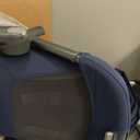 UPPAbaby RumbleSeat V3 Second Lower Seat - Compatible with Vista V2 and Vista V3 - All-Weather Seat + Magnetic Buckle Adapters Included - Noa (Navy/Carbon Frame/Saddle Leather)