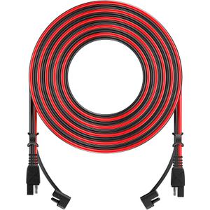 SOLPERK 25Feet SAE SAE Extension Cable Quick Disconnect Wire Harness SAE Connector Extension Cable for Cars, Motorcycles, Solar Panels, RV Battery(16AWG) (25 Feet)