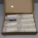 Flameless Candles,with Embedded Star String, Battery Operated Candles Flickering LED Pillar Candles with Remote Control and Timer, Home Decoration Add a Warm and Romantic Atmosphere Set of 7 (Ivory)