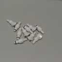 Chunful 20 Pcs 1/4" Quick Disconnect Connect Hose Barb Insert Fittings Plastic Male Female Coupling Connector 10 Female and 10 Male Connectors