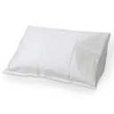 TIDI 919365 Disposable Pillowcases, White, 21” Wide x 30” Long (Pack of 100) ― Single-Use Pillowcases ― Tissue with Poly Back to Help Prevent Leak-Through ― Pebble Embossed ― Medical Supplies