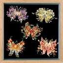 MU 3D Metal Puzzles for Adult Flower and Butterfly B-Nige, Insects Animals Floral Puzzles Metal Model Kits Building,Birthday Gift Brain Teaser DIY Sets Home Decor