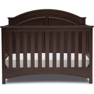 Delta Children Perry 6-in-1 Convertible Crib - Greenguard Gold Certified, Walnut Espresso