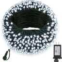 66ft 200 LED Christmas StringLights, End-to-End Plug 8 Modes Christmas Lights with Timer, OutdoorIndoor Fairy Lights Christmas Tree, Patio, Garden, Party, Wedding, Holiday, Cool White