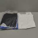 4 Pack Women's Underscrub Shirts Long Sleeve Ribbed Crewneck Tops Slim Fit Soft Cotton Undershirts for Nurse (Medium, Purple Blue, Royal Blue, White, Black)