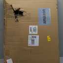 Solar Trampoline Basketball Hoop with LED Lights, Fits for Diameter 25mm - 32mm Straight & Curved Pole, Universal Trampoline Basketball Hoop Attachment with Mini Ball and Pump for Indoor & Outdoor