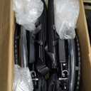 Wheelchairs for Adults, WHLICKS 2025 Premium Comfortable Transport Wheelchair Lightweight Foldable25lb Portable Transfer Chair for Seniors with Swing-Away footrests and Anti Tipper, 264lb Capacity (Gray)