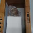 Bamboo Wireless Charging Station with Alarm Clock & Night Light, 3 in 1 Charging Station for iPhone 17/16/15/14/13/12/11 Pro Max/X/Xs, AirPods 4/3 & AirPods Pro 3/2/1/, Apple Watch Series