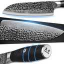 2 x ENOKING 7" Professional Chef Knife  High Carbon Stainless Steel, Ultra-Sharp Japanese Kitchen Knife for Precision Cutting, Ergonomic Handle for Balance and Control, Perfect for Home & Restaurant Use