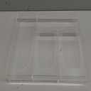 Aquiver Acrylic Bags Storage Organizer - Baggie Bags Drawer Organizer & Plastic Food Storage Bags Holder - Compatible with Gallon, Quart, Sandwich, Snap, Freezer, Slider Bags (Clear)