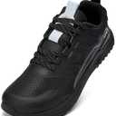 Lamincoa Wide Men's Sneakers Hiking Walking Lightweight Breathable Shoe Non-Slip Outdoor Sports Trail Running Tennis Sneaker, Size 44,5