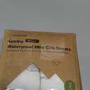 2 Pack and Play Sheets, Waterproof Mini Crib Sheets Fitted - 38x26 Organic Cotton Pack N Play Sheets for Graco Pack and Play Mattress, Playard Baby Crib Sheets,Neutral for Boy,Girl,Toddler(KeaSafari)