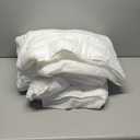 Cloud-Like Twin XL Mattress Topper - 100% Cotton Top Mattress Pad for Back Pain Relief - Breathable & Naturally Cooling for Hot Sleepers, White