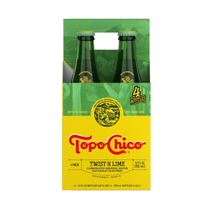 Topo Chico Sparkling Mineral Water, Twist of Lime, 12 Fl Oz, Pack of 12