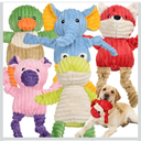 5 Pack Tough Dog Toys Stuffed Squeaky Dog Toys Assortment Plush Animal Dog Toy Value Bundle Puppy Pet Dog Toys for Small Medium Large Dogs