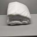 Amazon Basics Hypoallergenic Quilted Mattress Topper Pad, 18 Inches Deep, Twin, White
