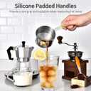 Measuring Cups : U-Taste 18/8 Stainless Steel Measuring Cups and Spoons Set of 10 Piece, Upgraded Thickness Handle (Multicolors)