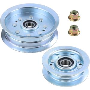 GY20629 Pulley with GY22172 Pulley Replaces John Deere AUC17621 GY20629 Idler Pulley, GY20110 GY22082 GY20067 for John Deere D105 D110 D130 D140 L100 L110 L120 L130 LA105 LA115 LA145 Tractors