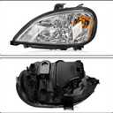 Headlights Headlamps Left & Right Pair Set Replacememt for 2004-2017 Freightliner Columbia