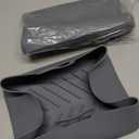 Silicone Air Fryer Liners 10QT, Reusable Airfryer Basket Liners Rectangular for Ninja DZ550/DZ401, 2Pcs 5QT Large Air Fryer Accessories,Replacement Basket Insert with Magnetic Cheat Sheet (2 Pcs Grey) (8.46 x 5.9 inch (10 QT))