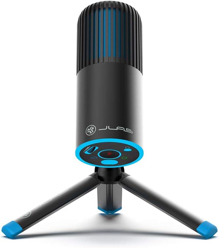 JLab Talk Go USB Microphone, USB-C Output, Cardioid or Omnidirectional, 96k Sample Rate, 20Hz, 20kHz Frequency Response, Volume Control and Quick Mute, Plug and Play JLab Talk Go USB Microphone, USB-C Output, Cardioid or Omnidirectional, 96k Sample Rate, 20Hz, 20kHz Frequency Response, Volume Control and Quick Mute, Plug and Play